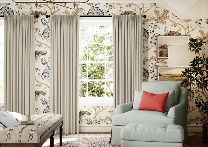 Atina (Blackout), Orange Splash - Made to Measure Curtains - Image 3